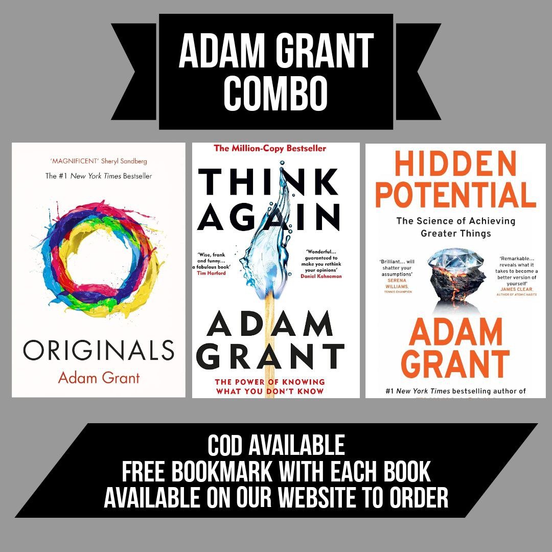 Adam Grant Combo: 3 Books