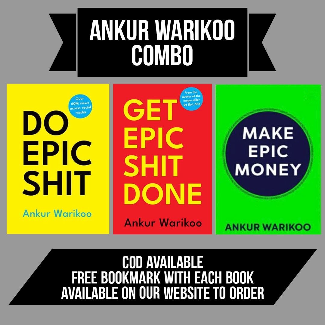 Ankur Warikoo Combo: 3 Books